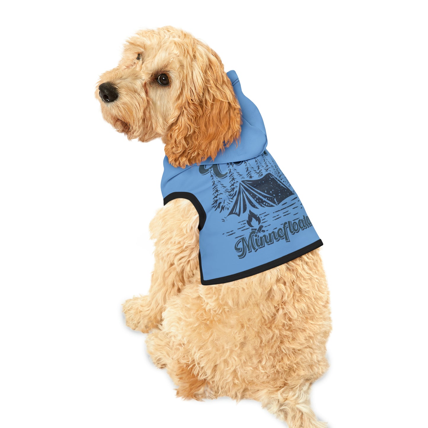 Camp Minnefloata Campsite Pet Hoodie