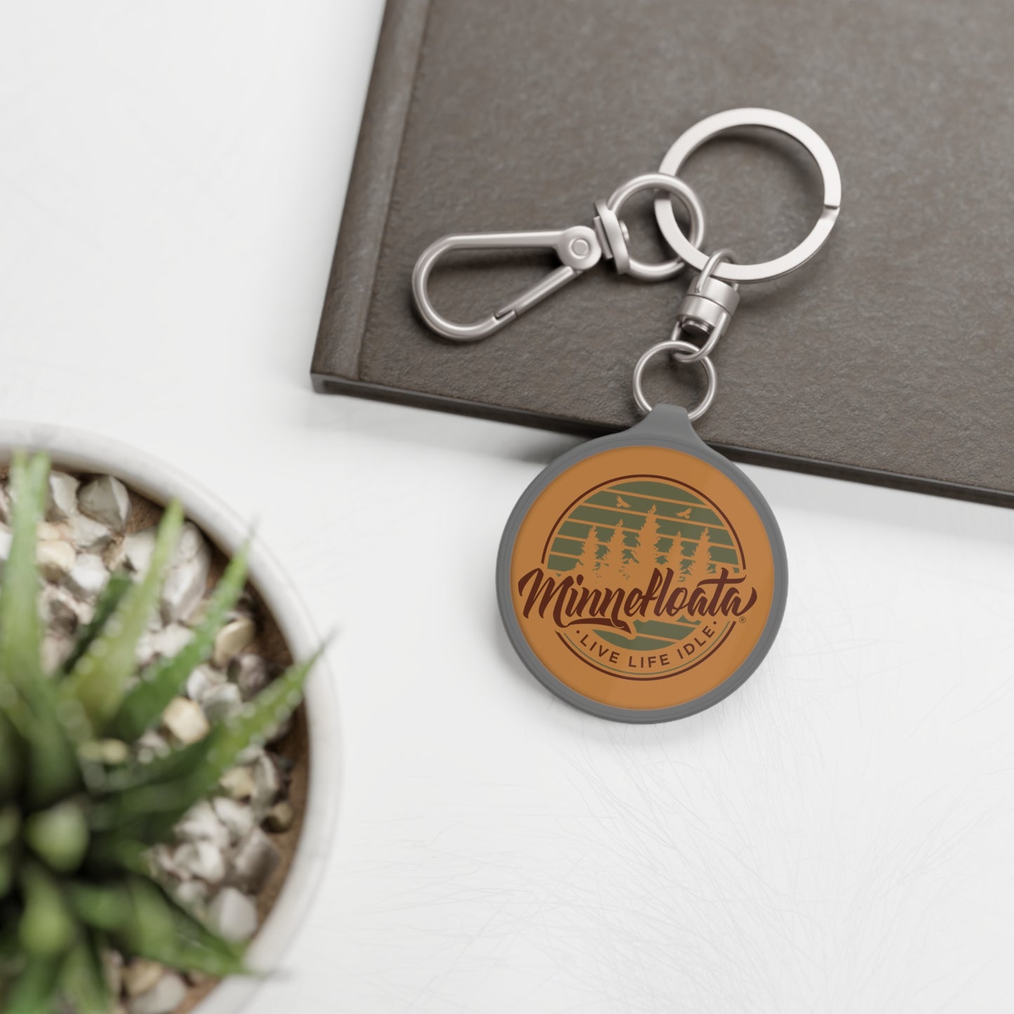 Minnefloata Keyring Tag