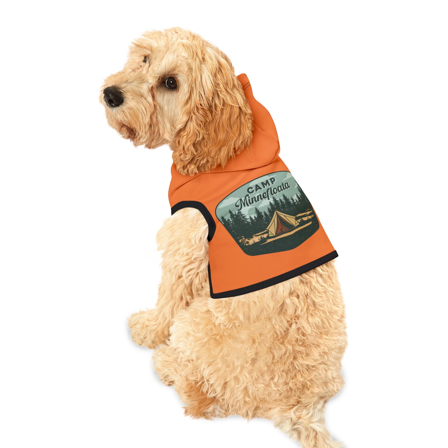 Camp Minnefloata Tent Pet Hoodie