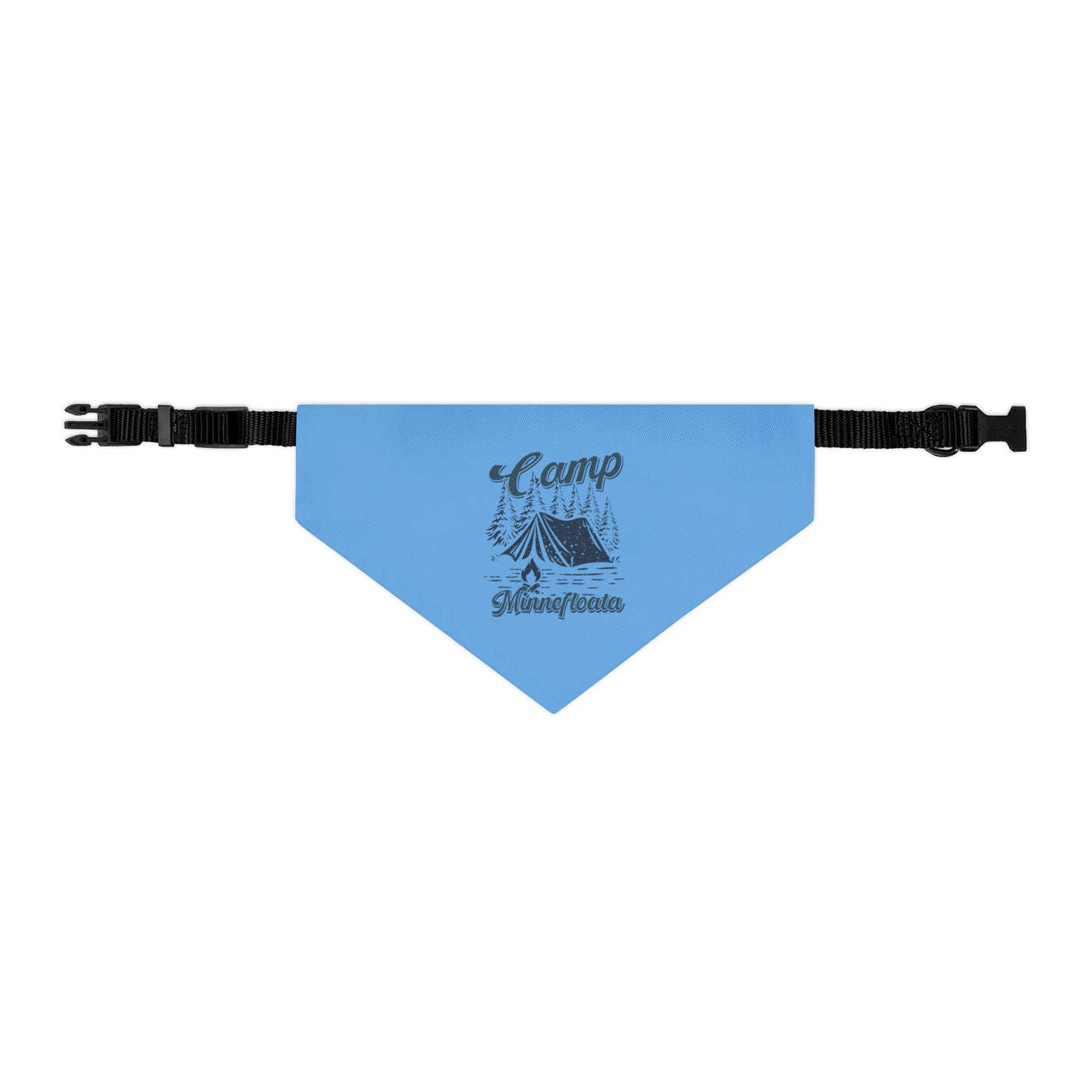 Camp Minnefloata Campsite Pet Bandana Collar