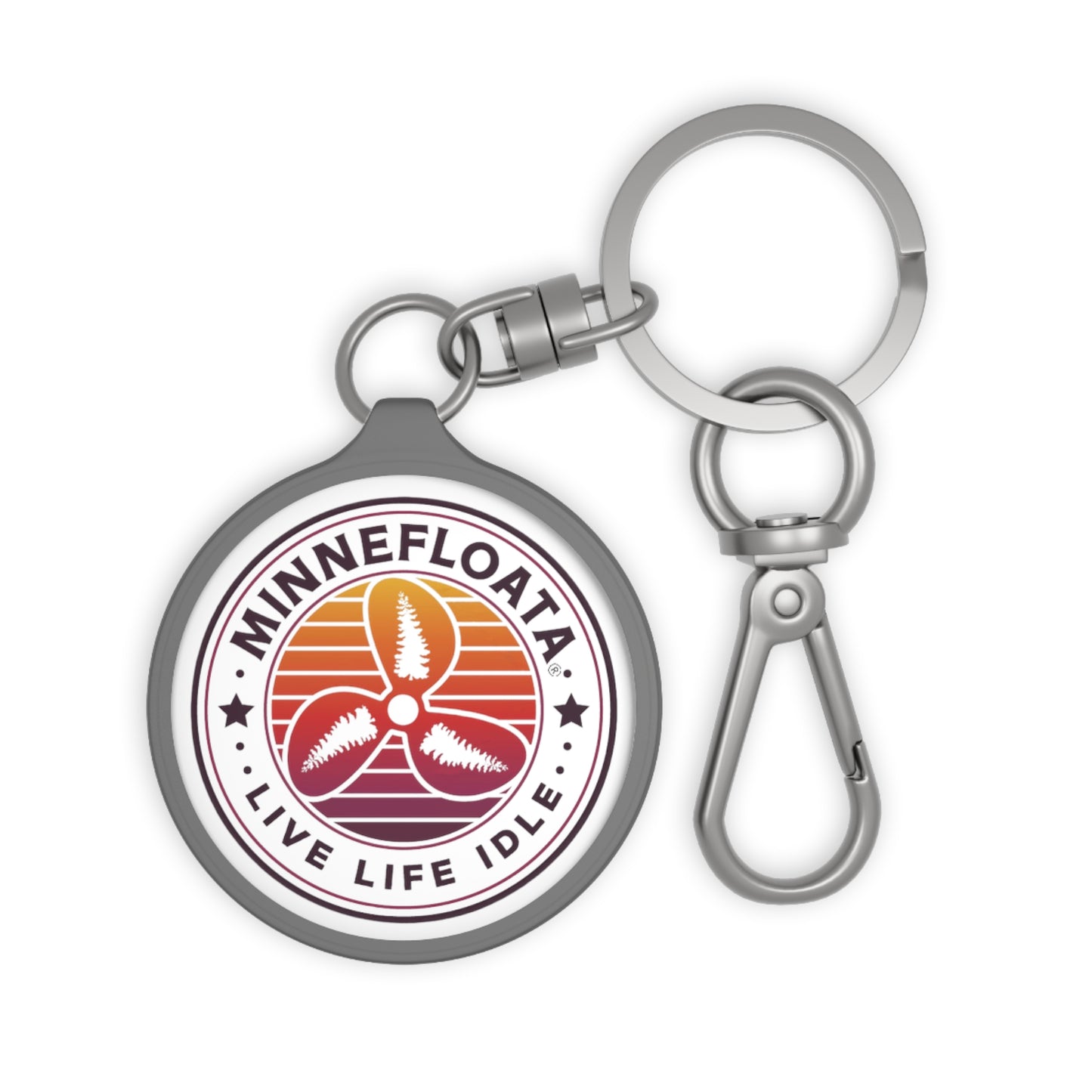 Minnefloata Propeller Keyring Tag