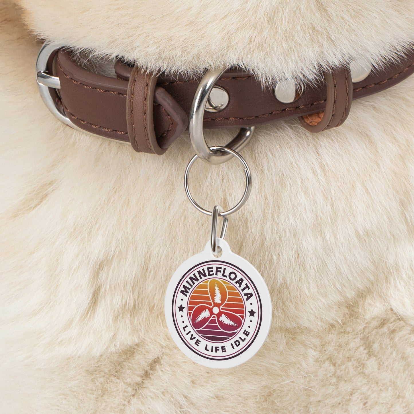 Minnefloata Propeller Pet Tag