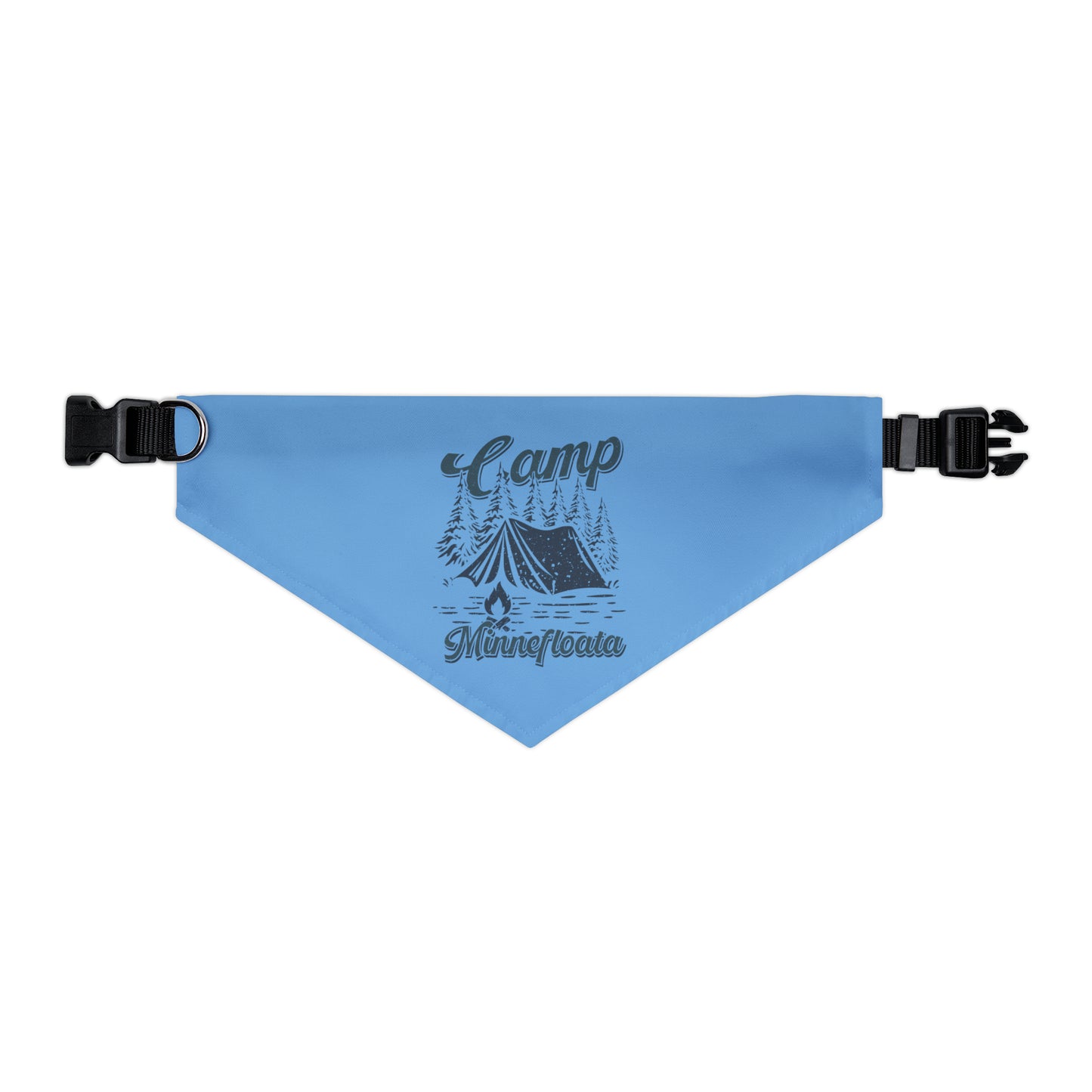 Camp Minnefloata Campsite Pet Bandana Collar