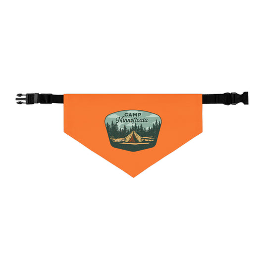 Camp Minnefloata Tent Pet Bandana Collar