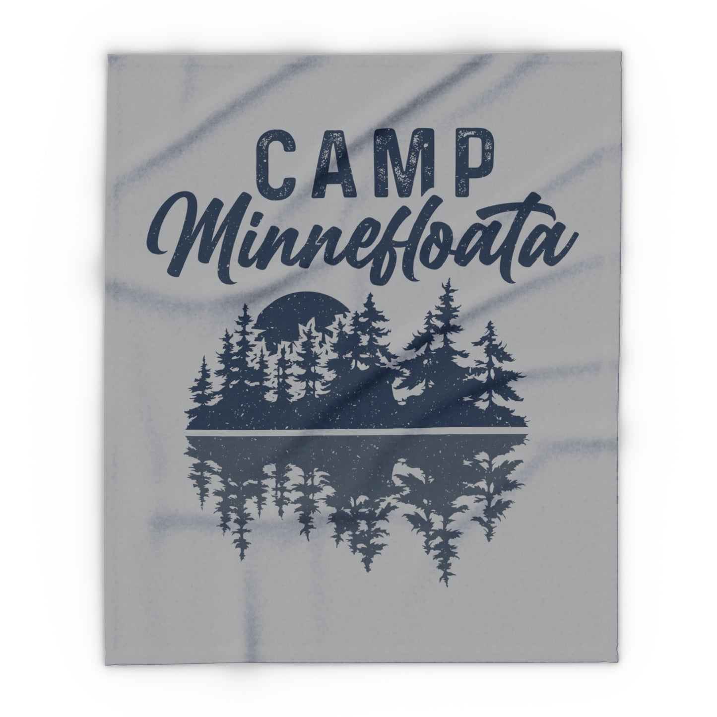 Camp Minnefloata Reflection Arctic Fleece Blanket