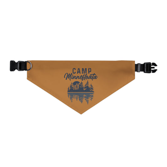 Camp Minnefloata Reflection Pet Bandana Collar