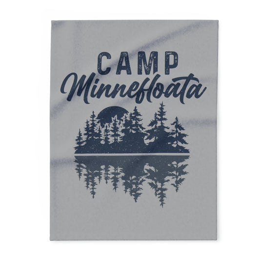 Camp Minnefloata Reflection Arctic Fleece Blanket