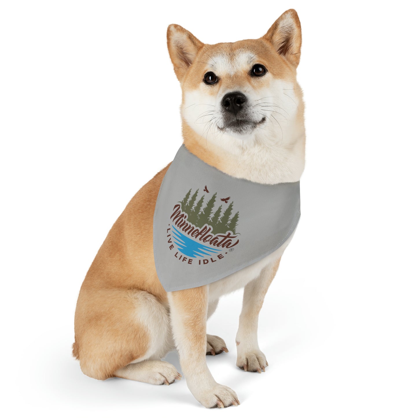 Minnefloata Lake Pet Bandana Collar