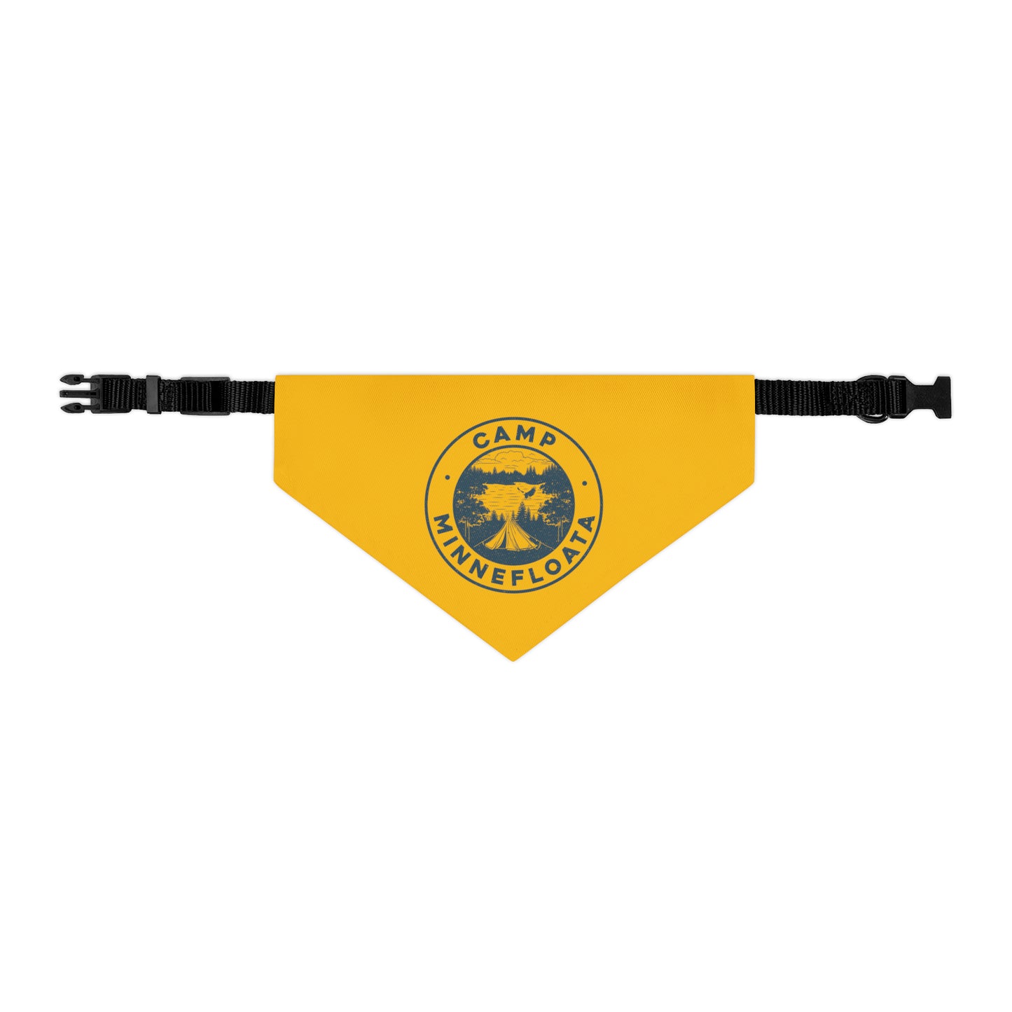 Camp Minnefloata Lake Pet Bandana Collar