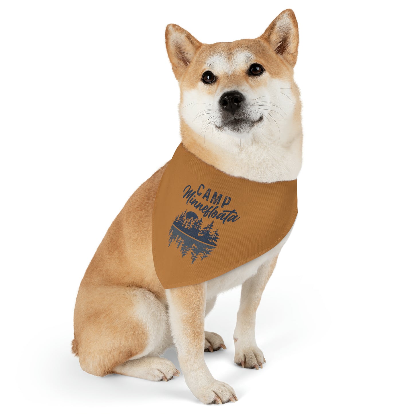 Camp Minnefloata Reflection Pet Bandana Collar