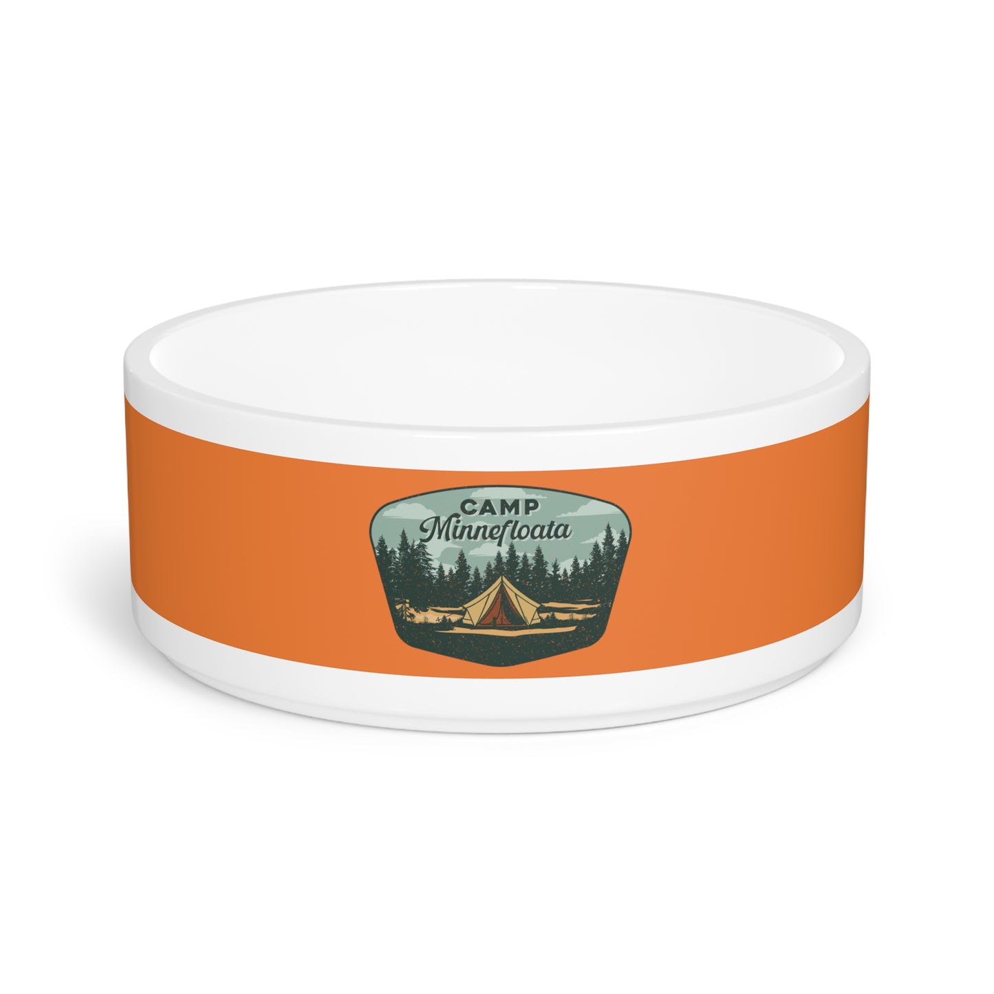 Camp Minnefloata Tent Pet Bowl