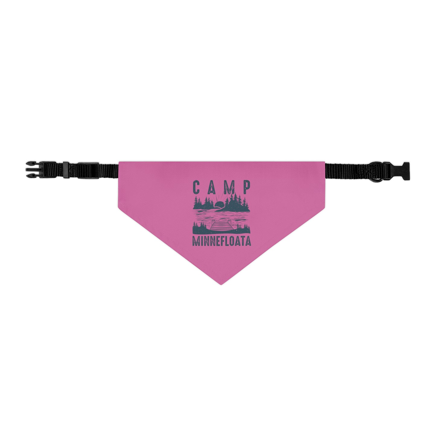 Camp Minnefloata Dock Pet Bandana Collar