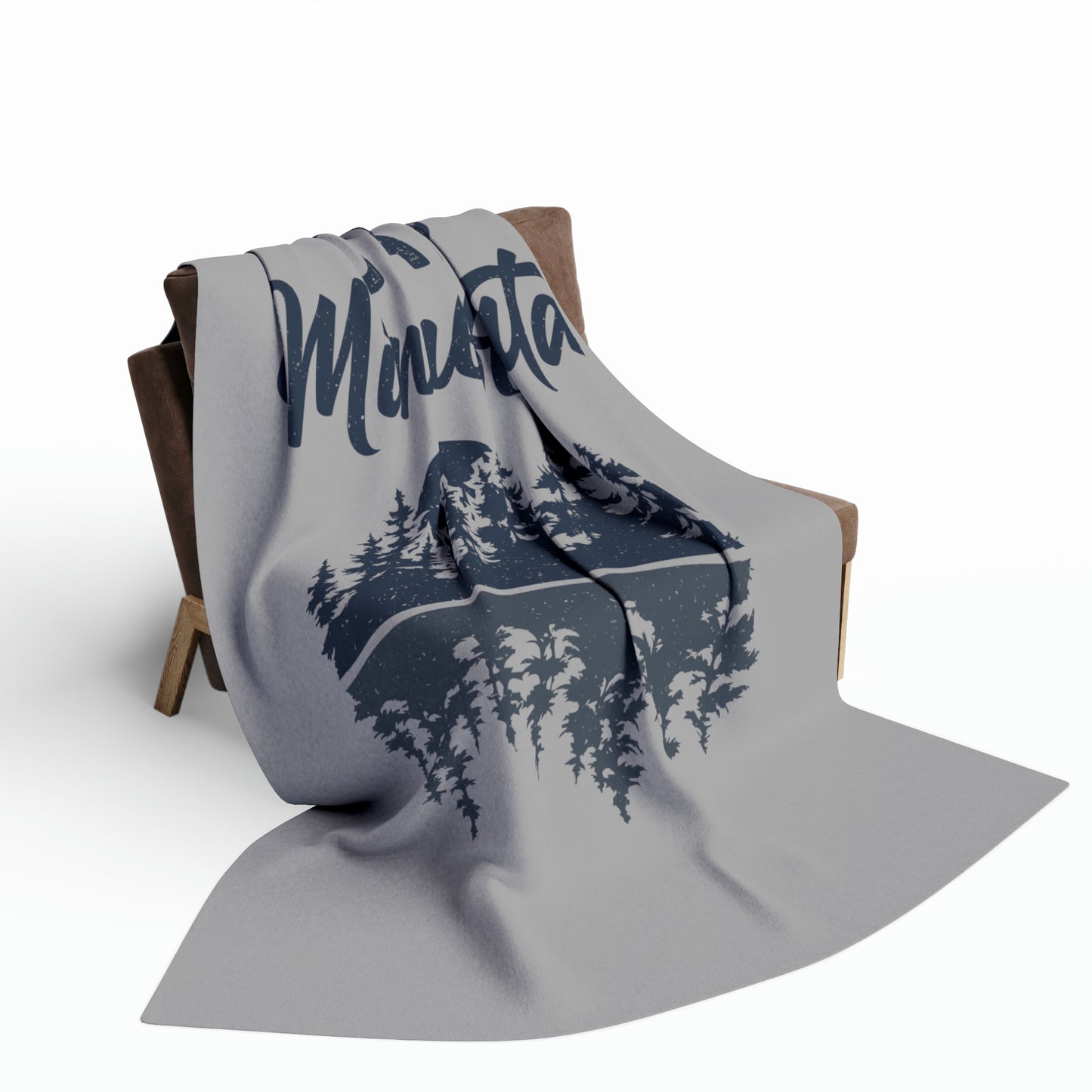 Camp Minnefloata Reflection Arctic Fleece Blanket