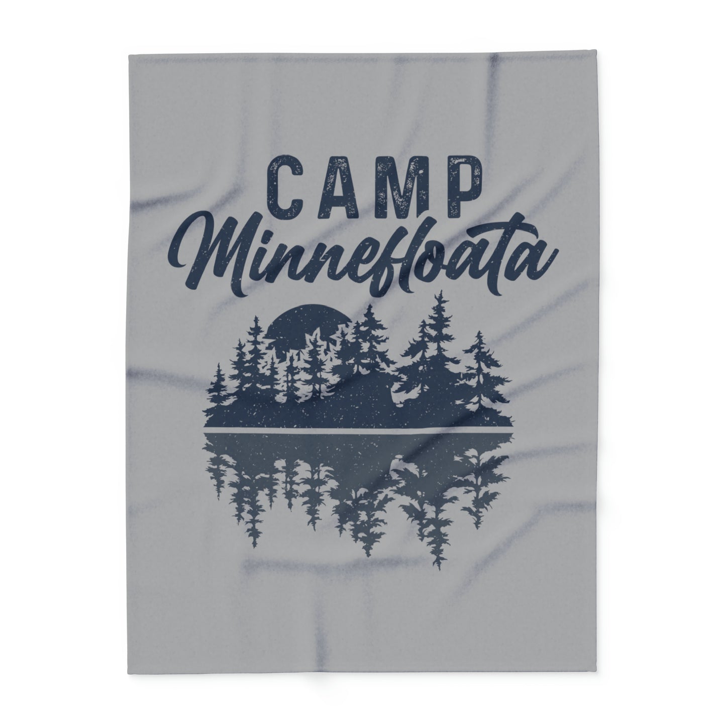 Camp Minnefloata Reflection Arctic Fleece Blanket