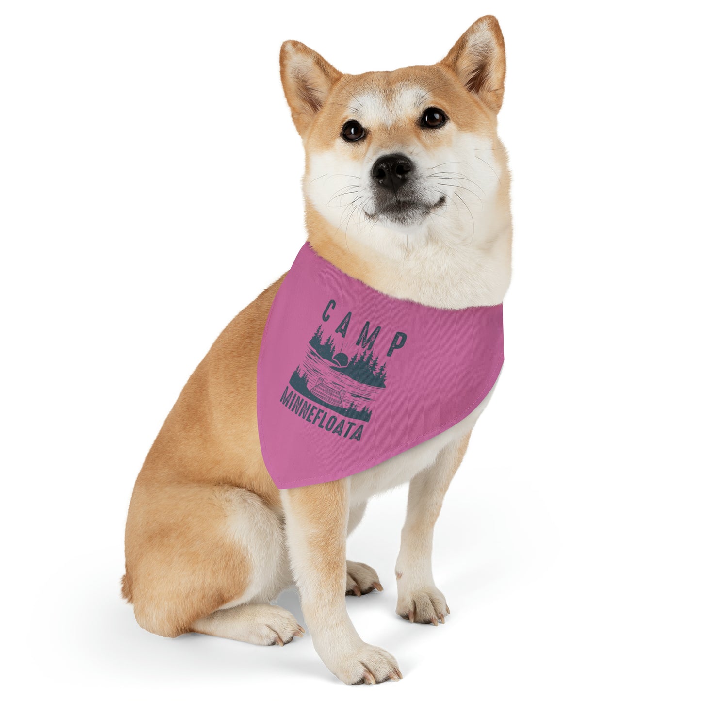 Camp Minnefloata Dock Pet Bandana Collar