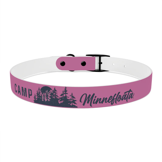 Camp Minnefloata Pine Tree Dog Collar