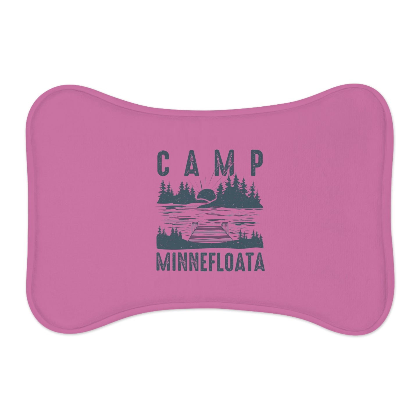 Camp Minnefloata Dock Pet Feeding Mats