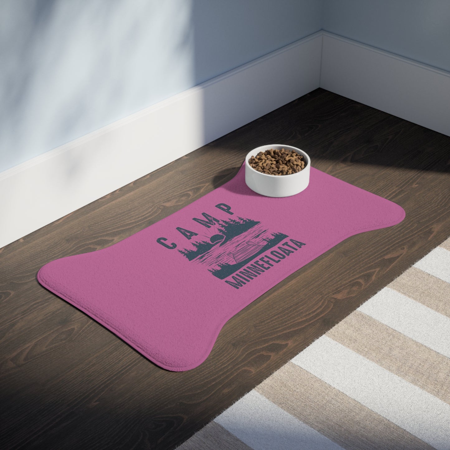 Camp Minnefloata Dock Pet Feeding Mats