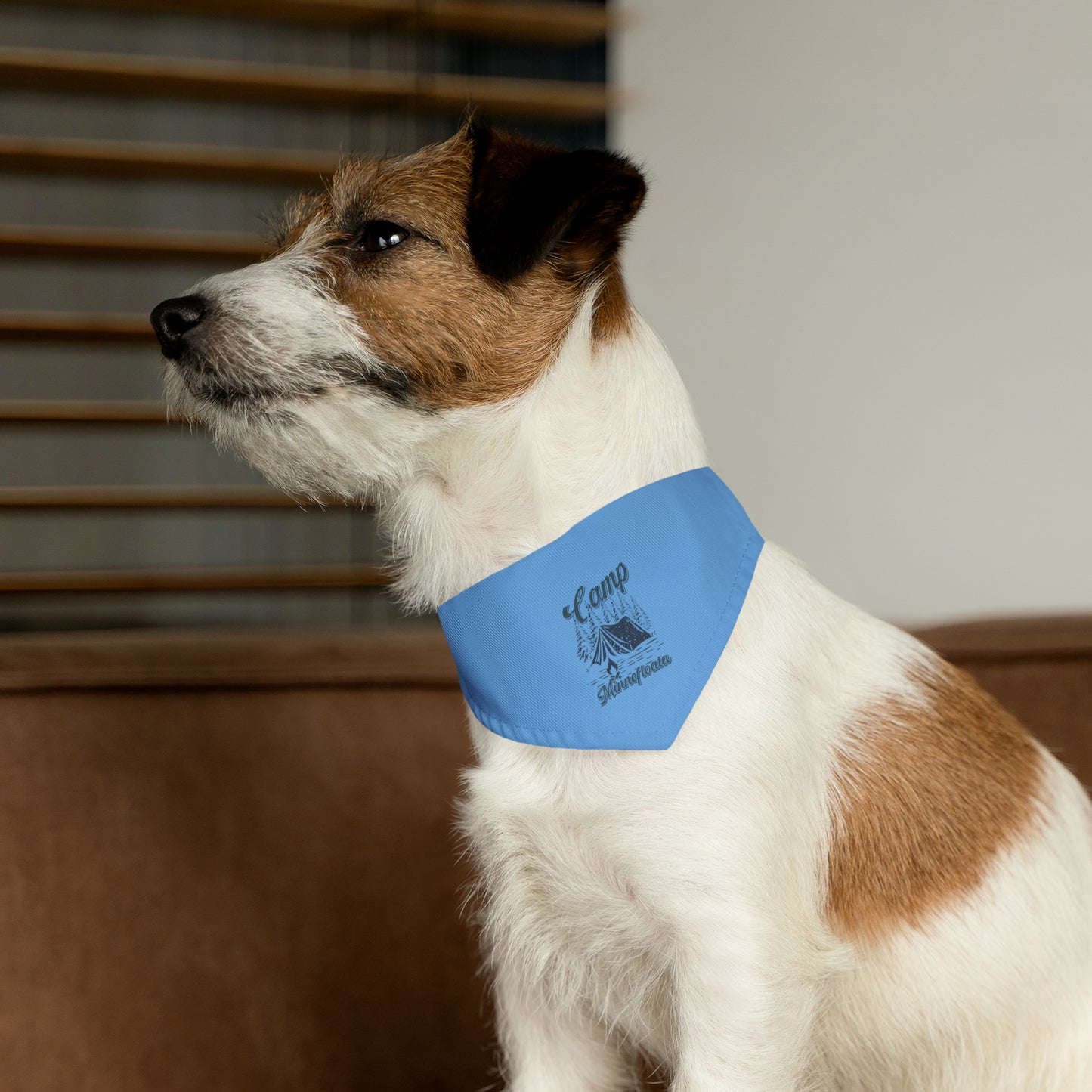 Camp Minnefloata Campsite Pet Bandana Collar