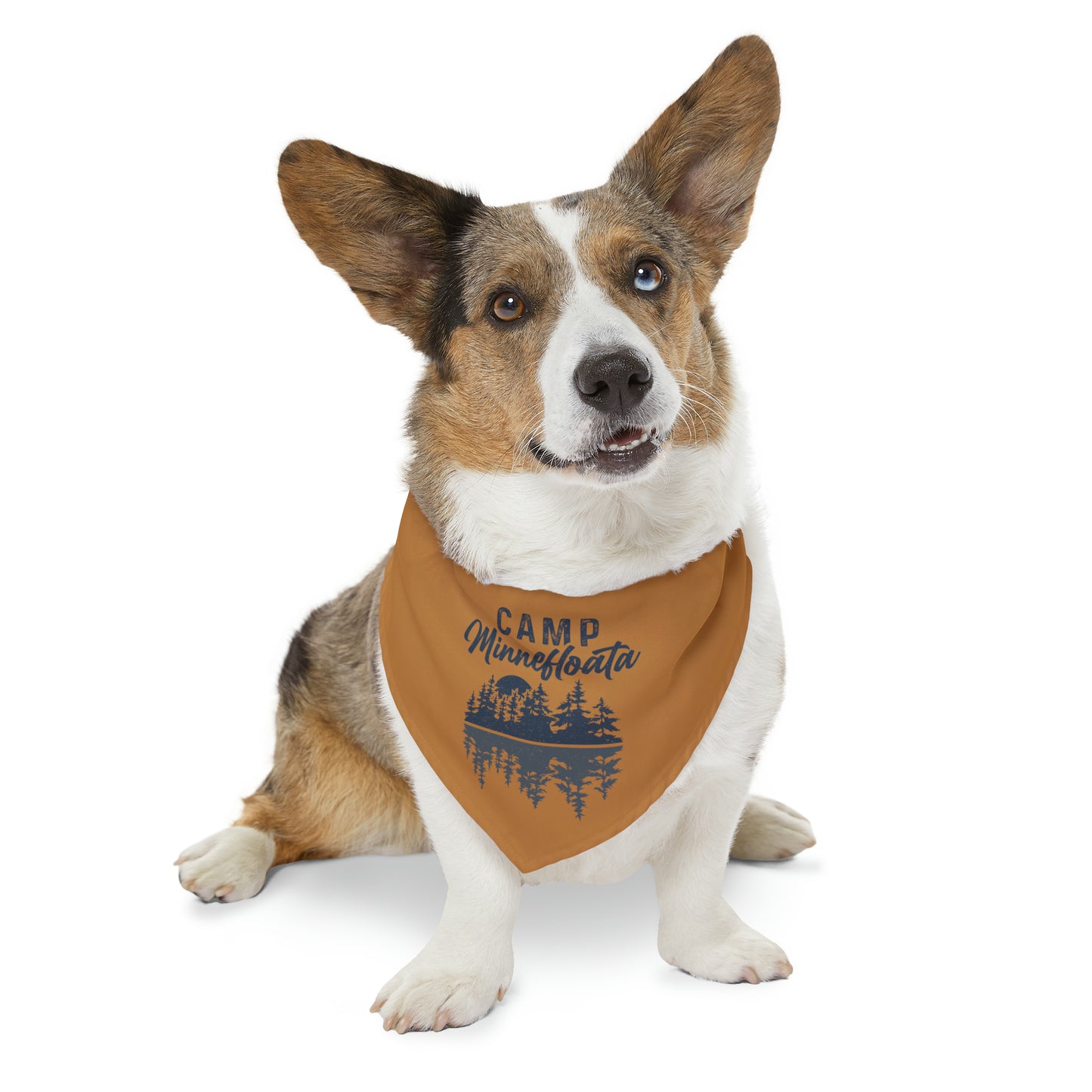 Camp Minnefloata Reflection Pet Bandana Collar