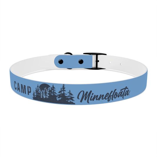 Camp Minnefloata Pine Tree Dog Collar