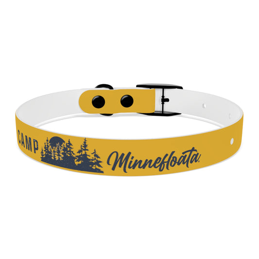 Camp Minnefloata Pine Tree Dog Collar