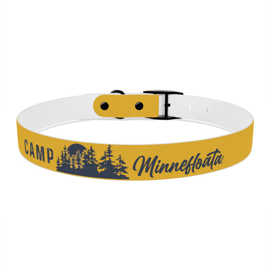 Camp Minnefloata Pine Tree Dog Collar