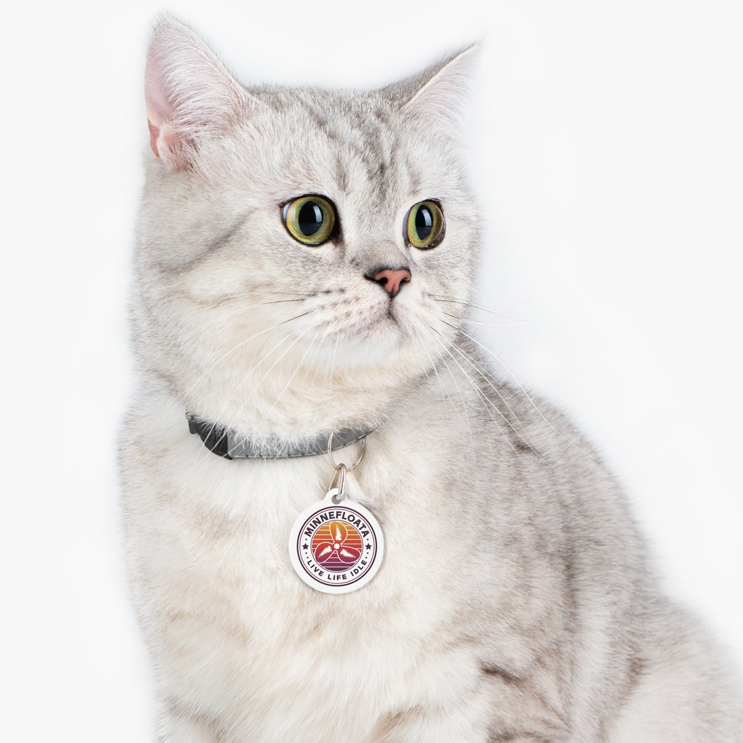 Minnefloata Propeller Pet Tag