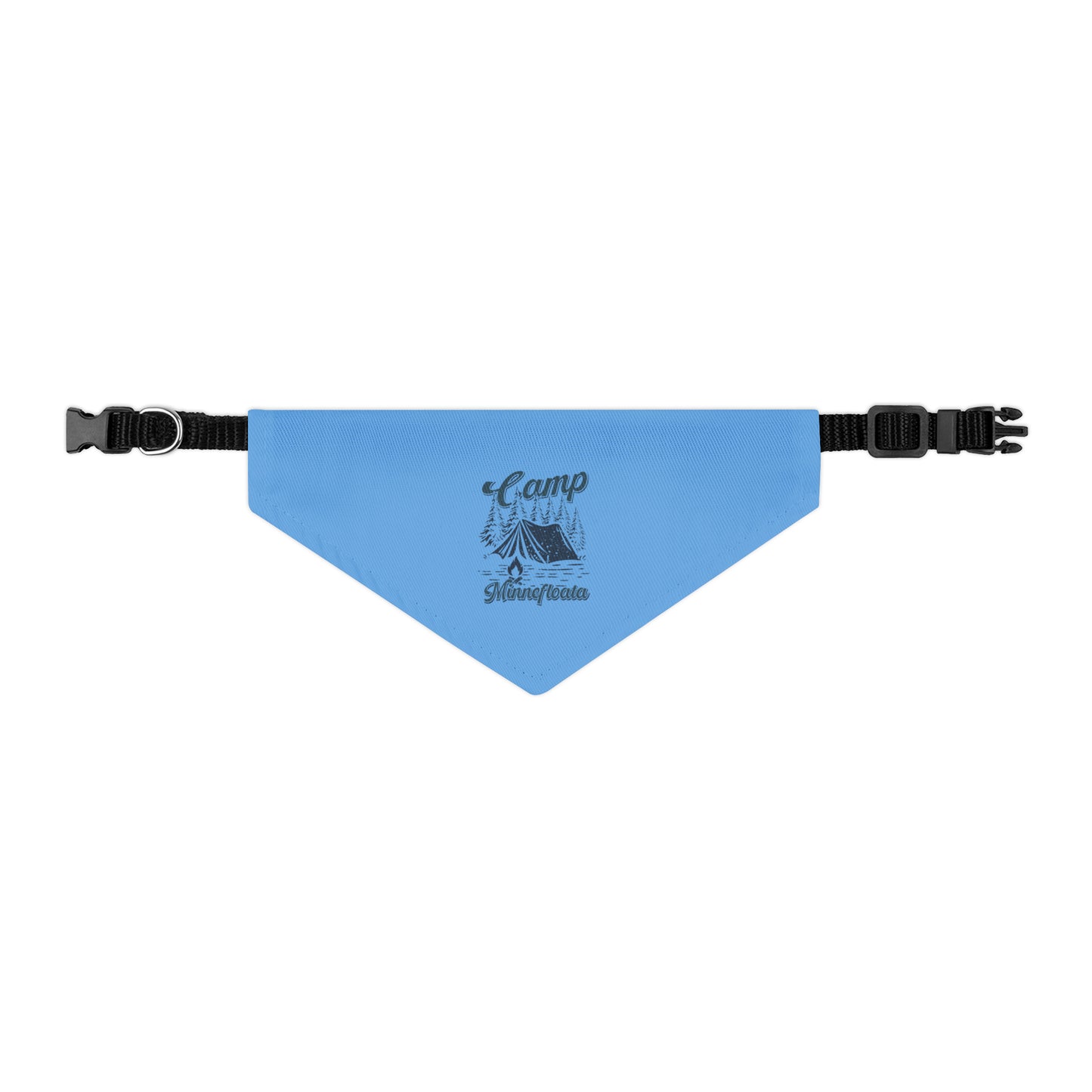 Camp Minnefloata Campsite Pet Bandana Collar