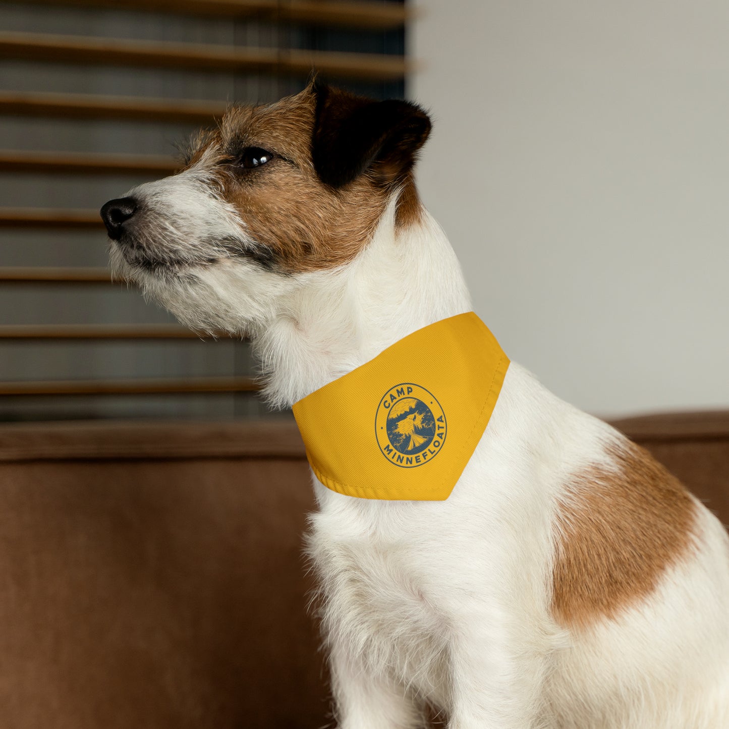 Camp Minnefloata Lake Pet Bandana Collar