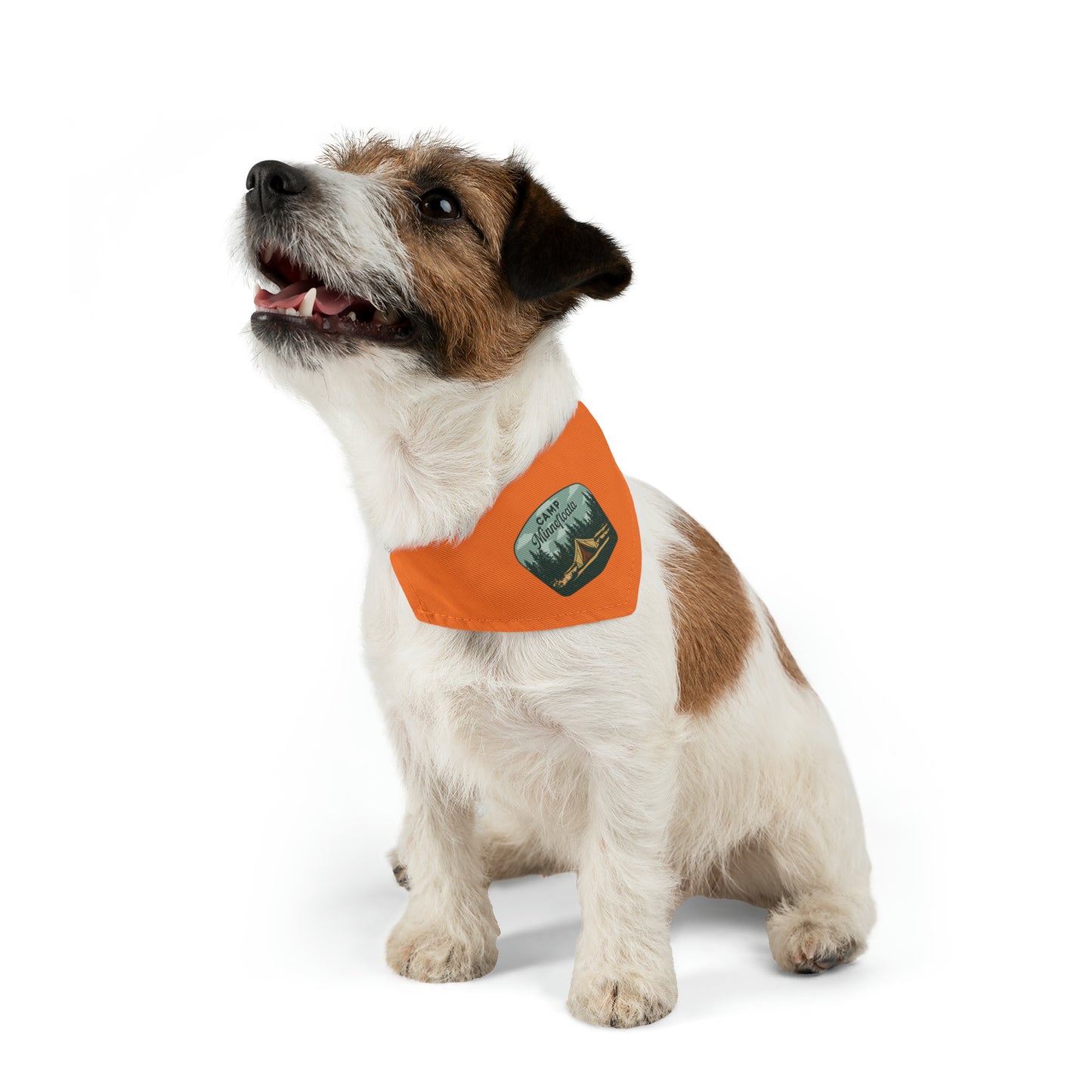 Camp Minnefloata Tent Pet Bandana Collar