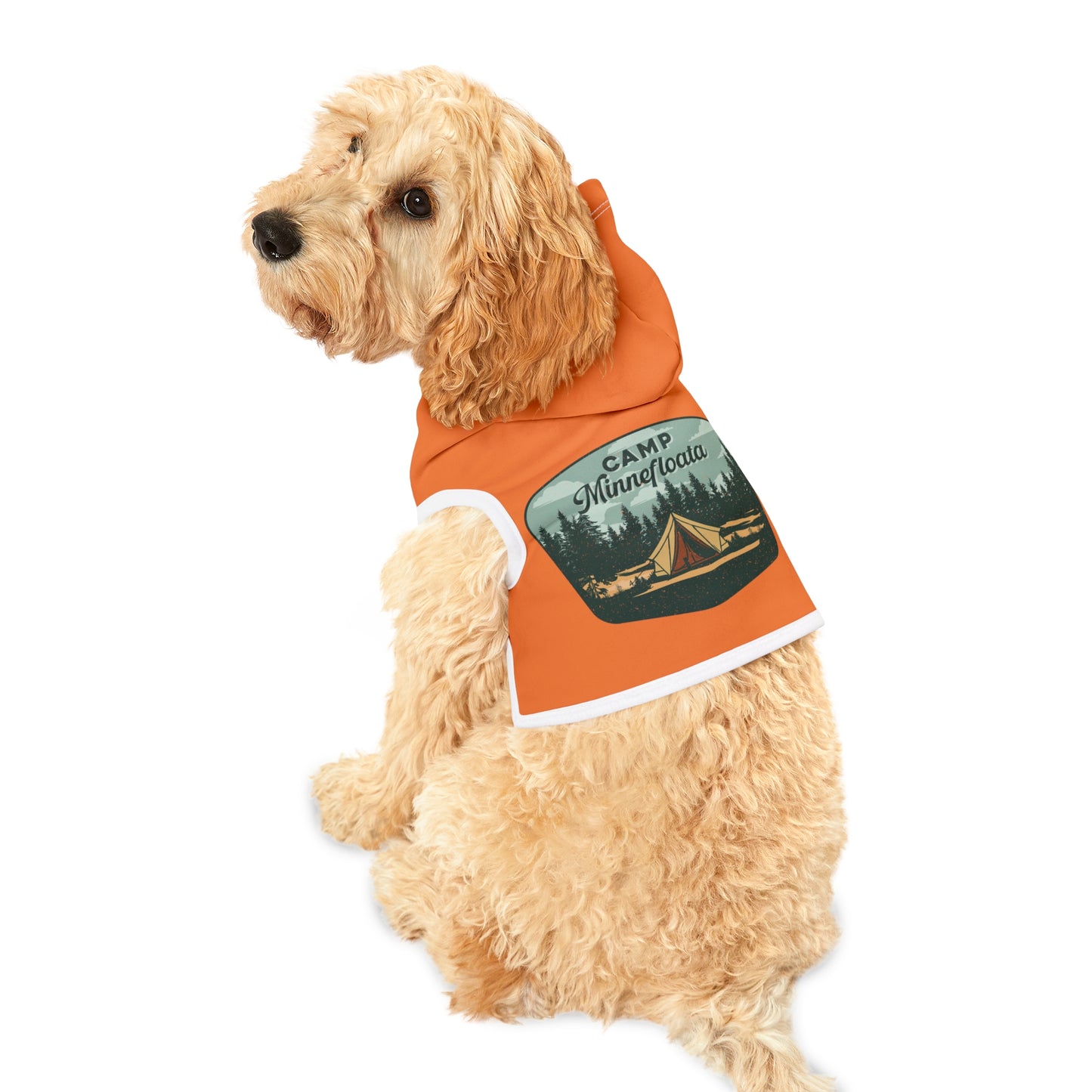 Camp Minnefloata Tent Pet Hoodie