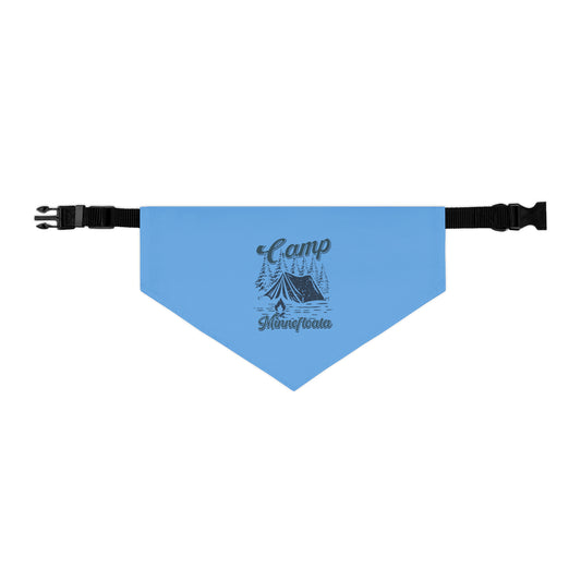 Camp Minnefloata Campsite Pet Bandana Collar