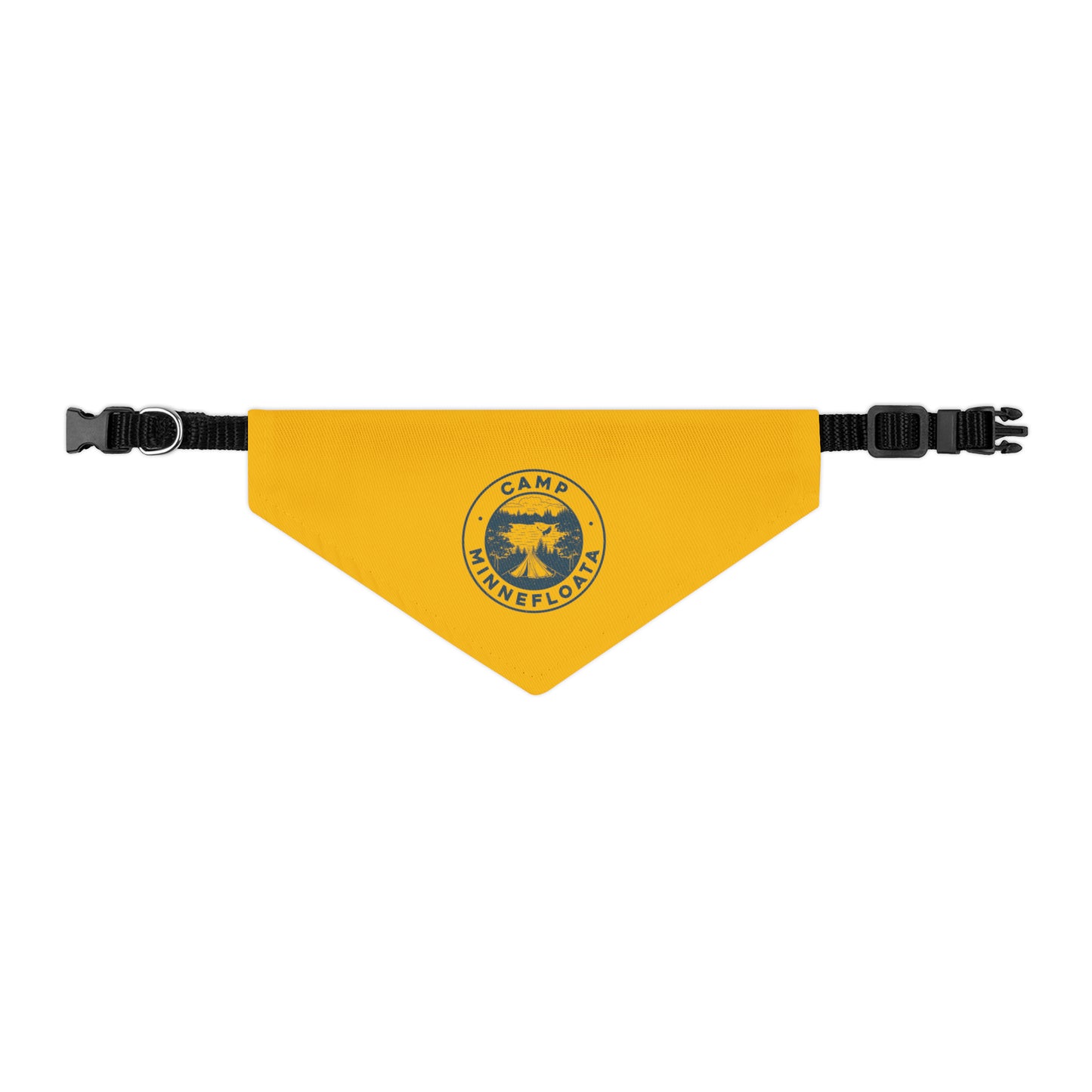 Camp Minnefloata Lake Pet Bandana Collar