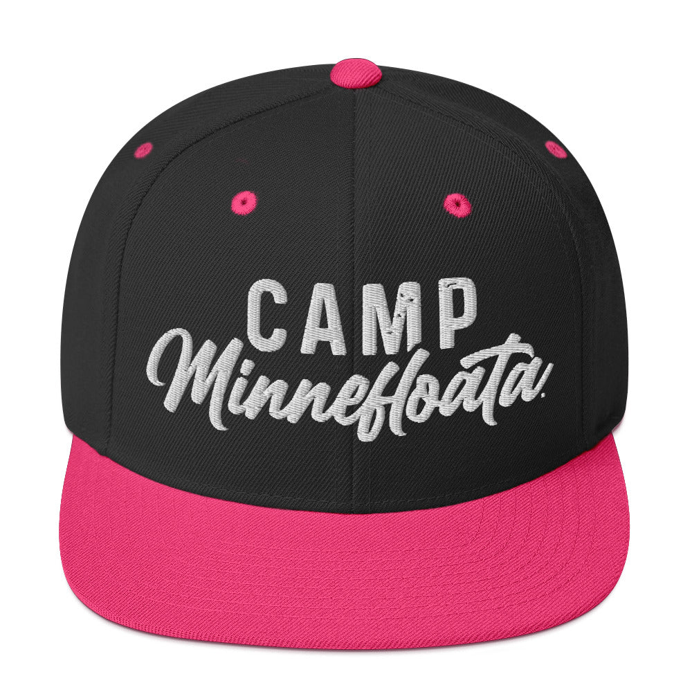 Camp Minnefloata Snapback Hat