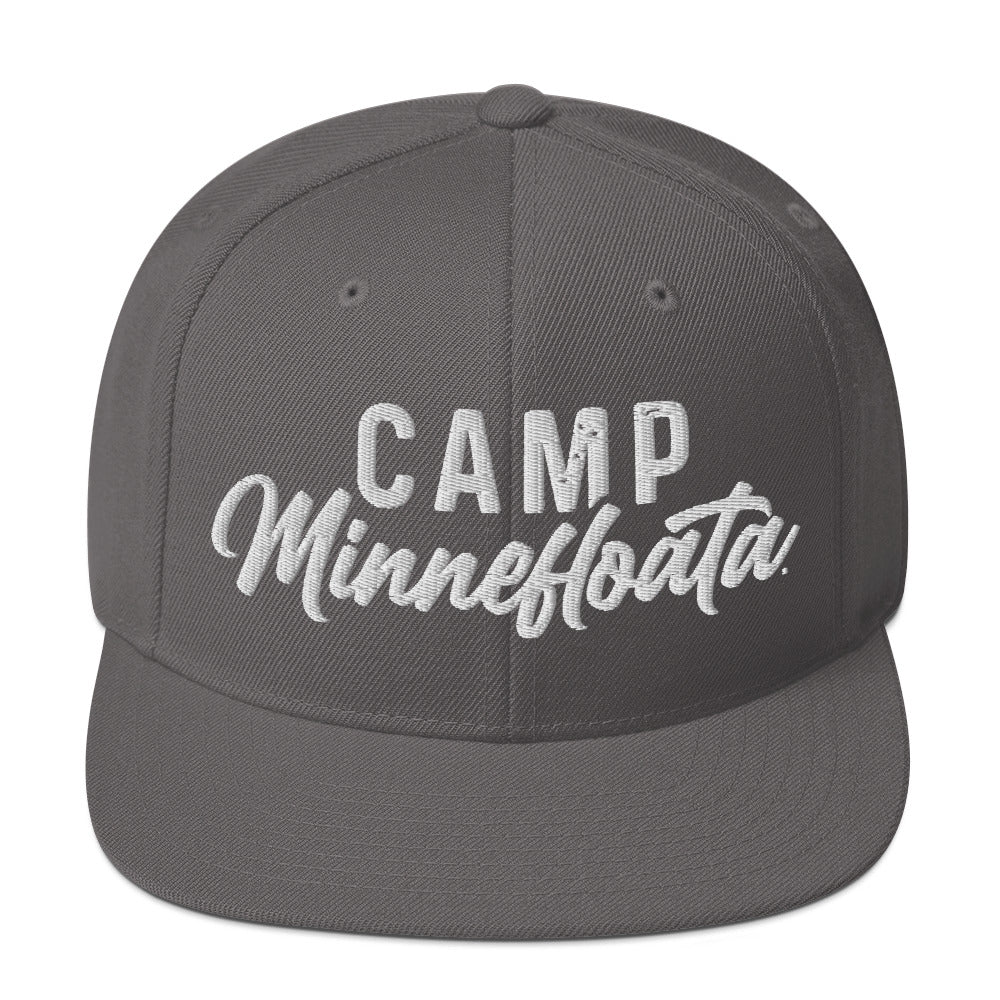 Camp Minnefloata Snapback Hat