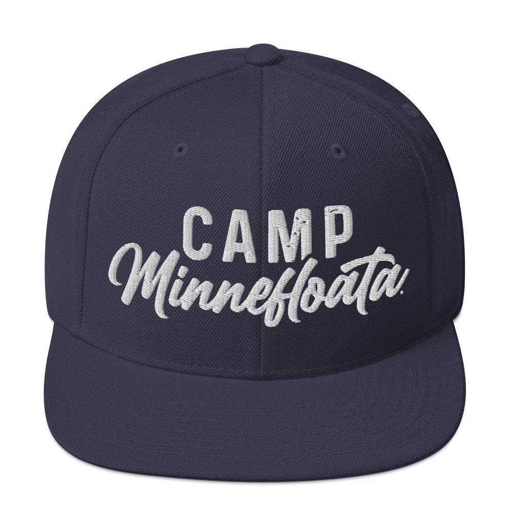 Camp Minnefloata Snapback Hat