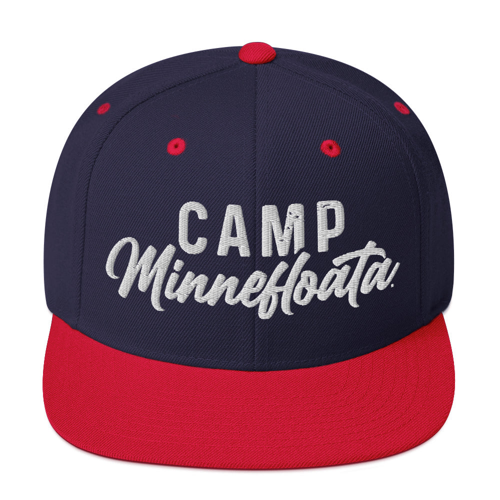 Camp Minnefloata Snapback Hat