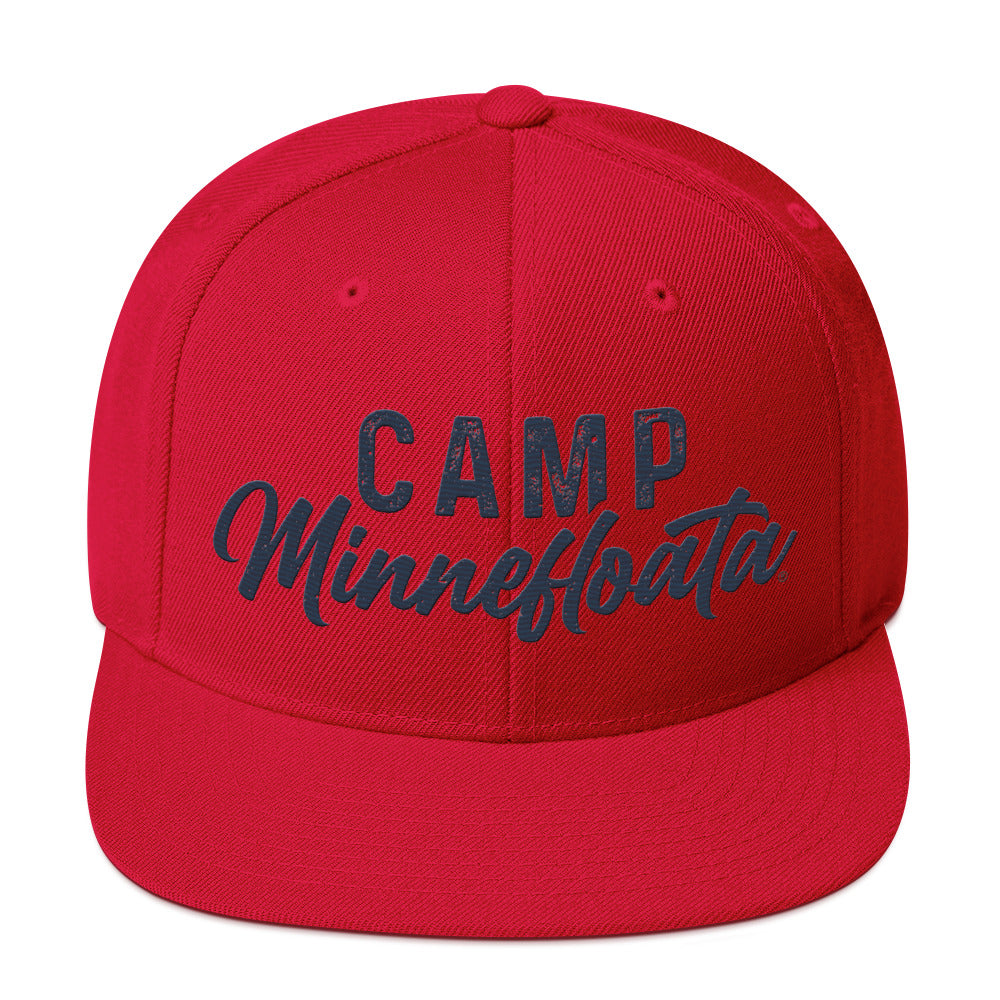 Camp Minnefloata Snapback Hat