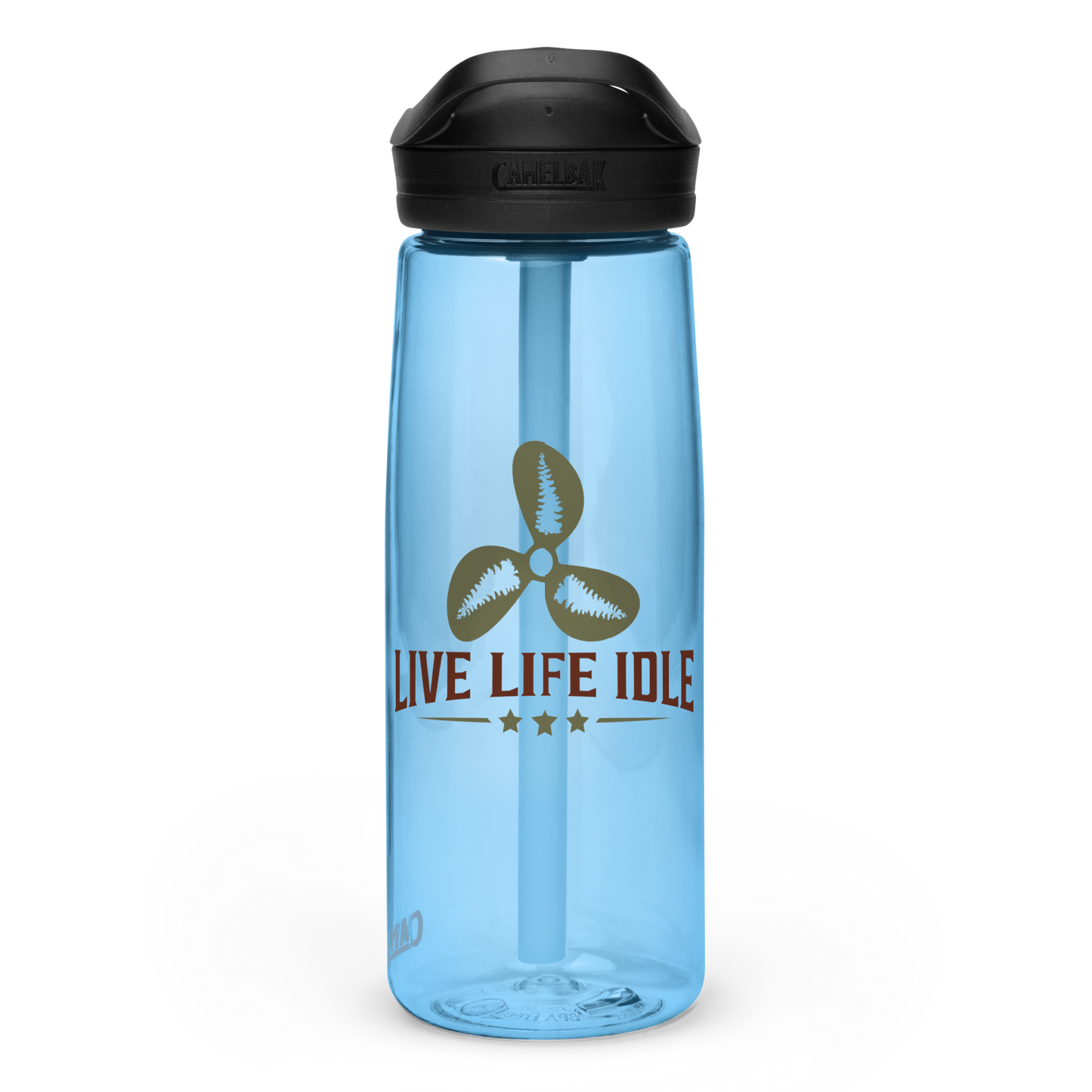 Minnefloata Live Life Idle Sports Water Bottle