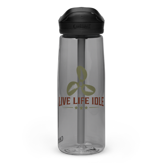 Minnefloata Live Life Idle Sports Water Bottle