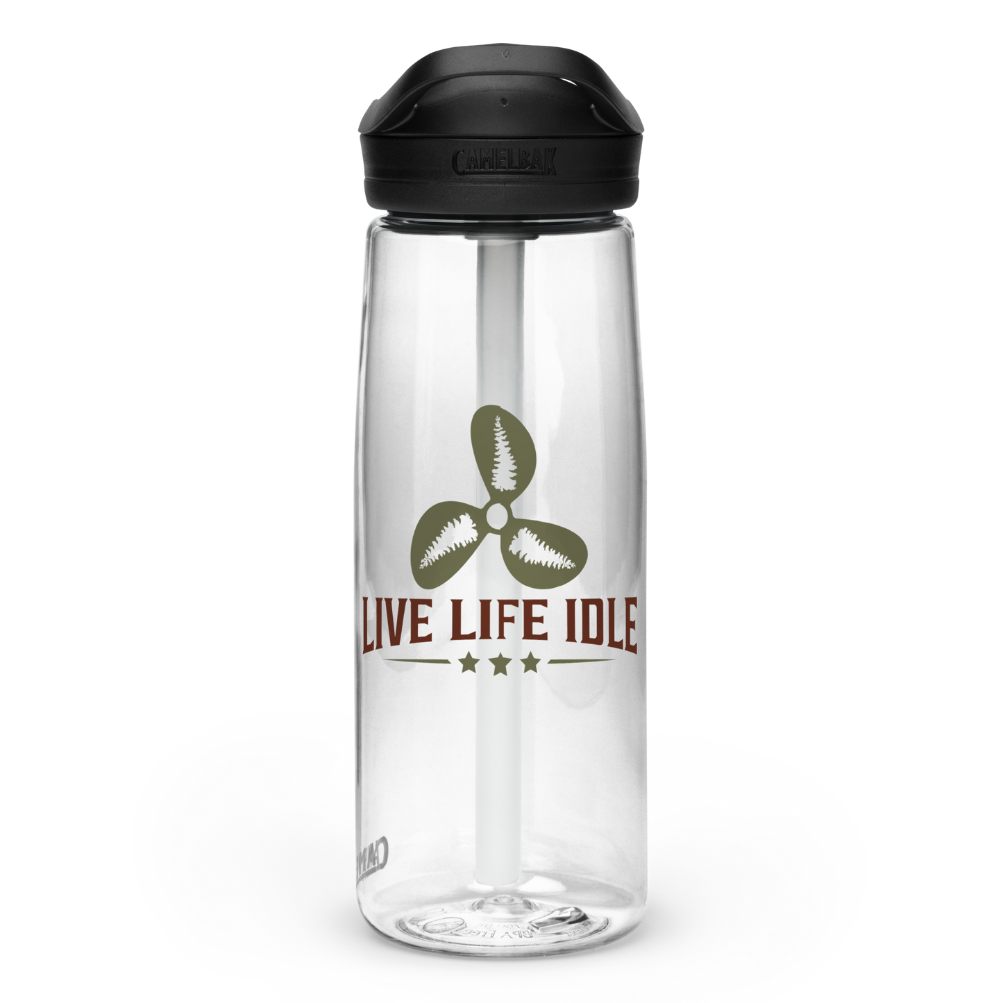 Minnefloata Live Life Idle Sports Water Bottle