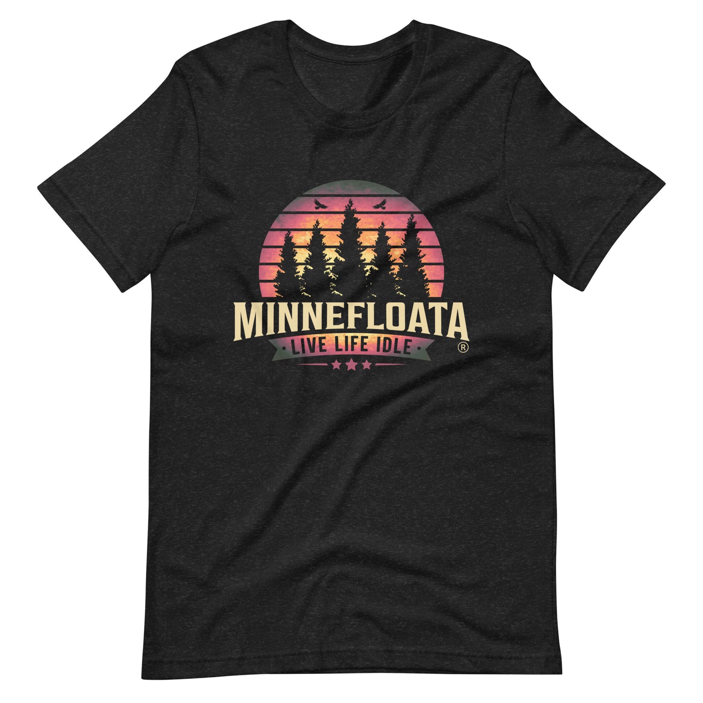 Minnefloata Sunset Pine  t-shirt