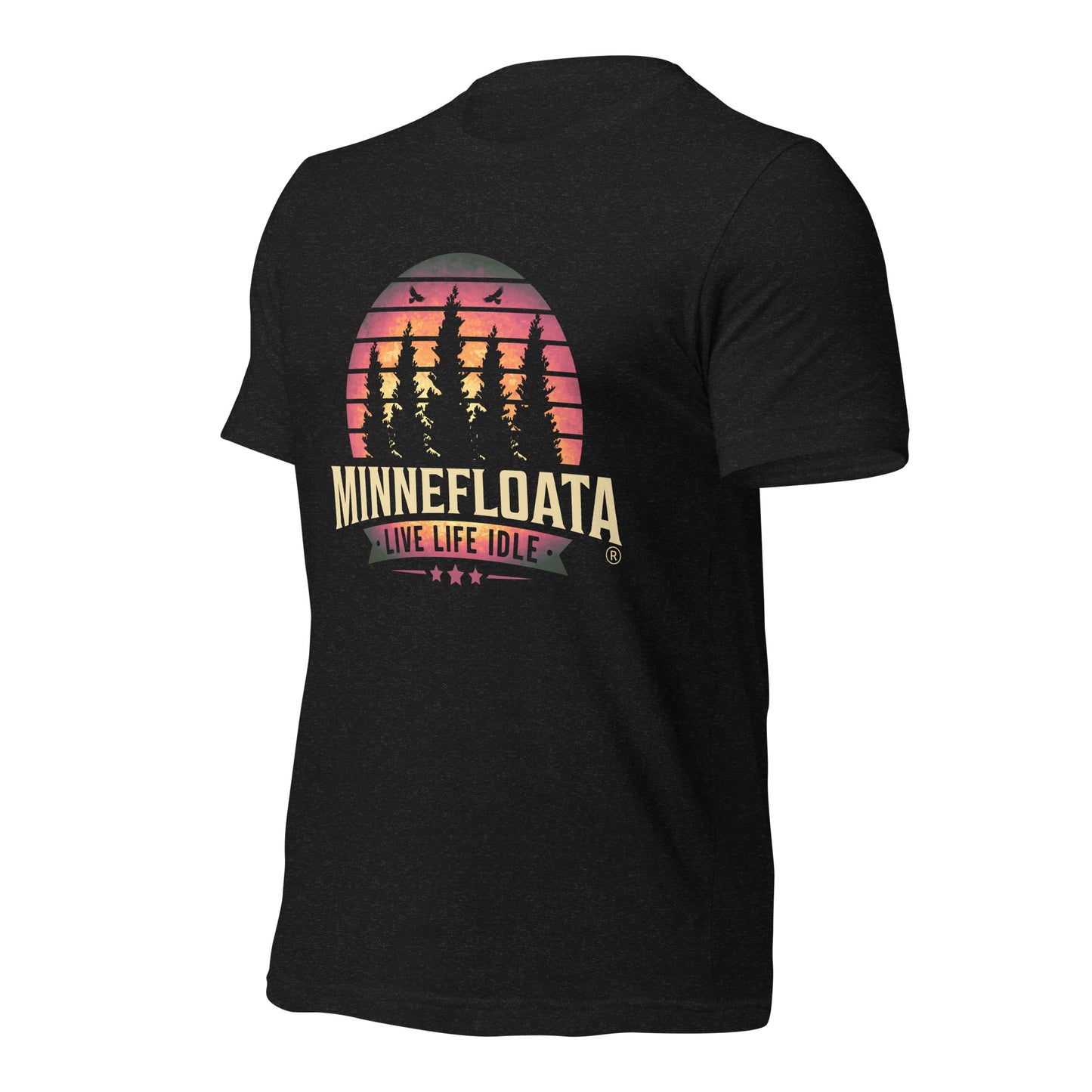 Minnefloata Sunset Pine  t-shirt