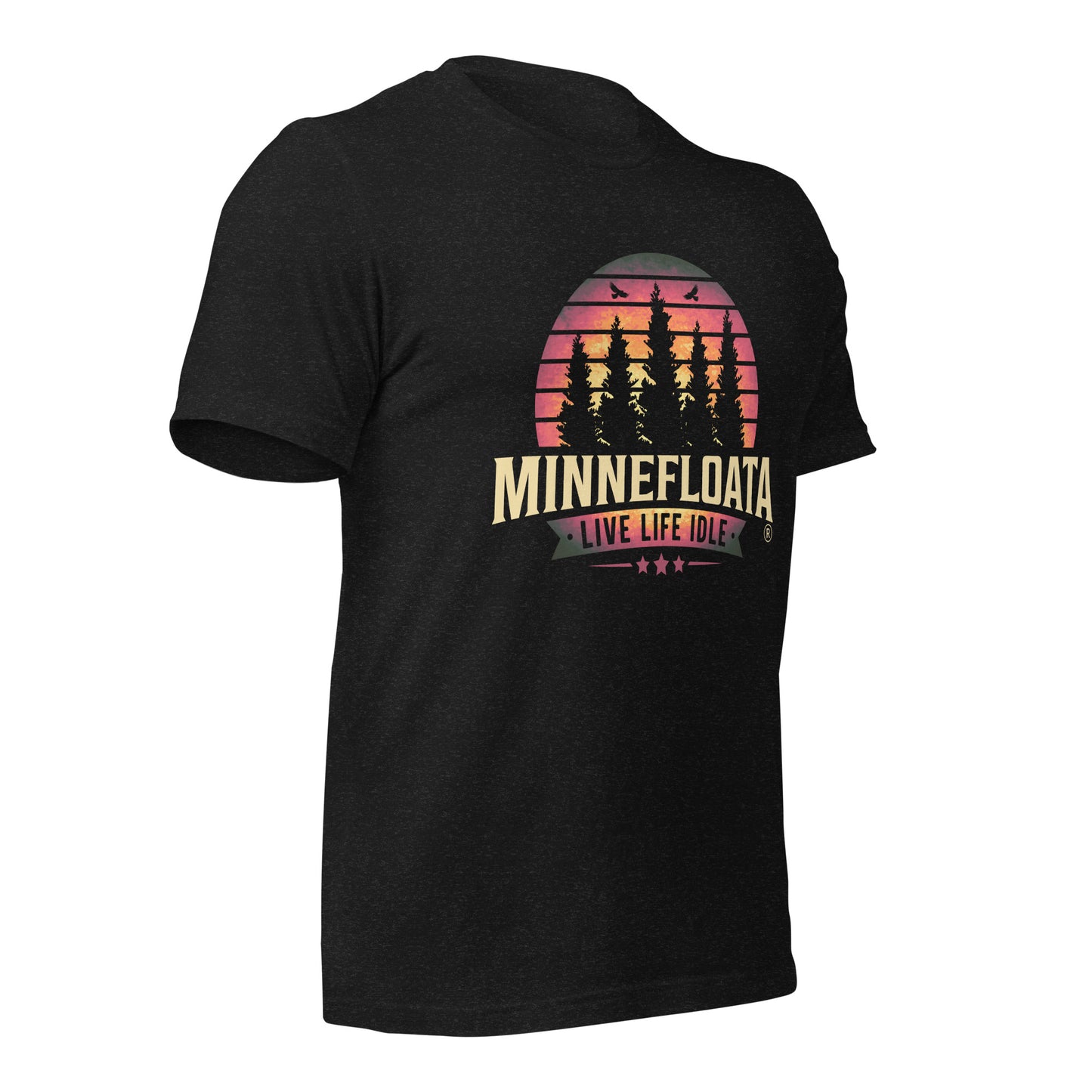 Minnefloata Sunset Pine  t-shirt