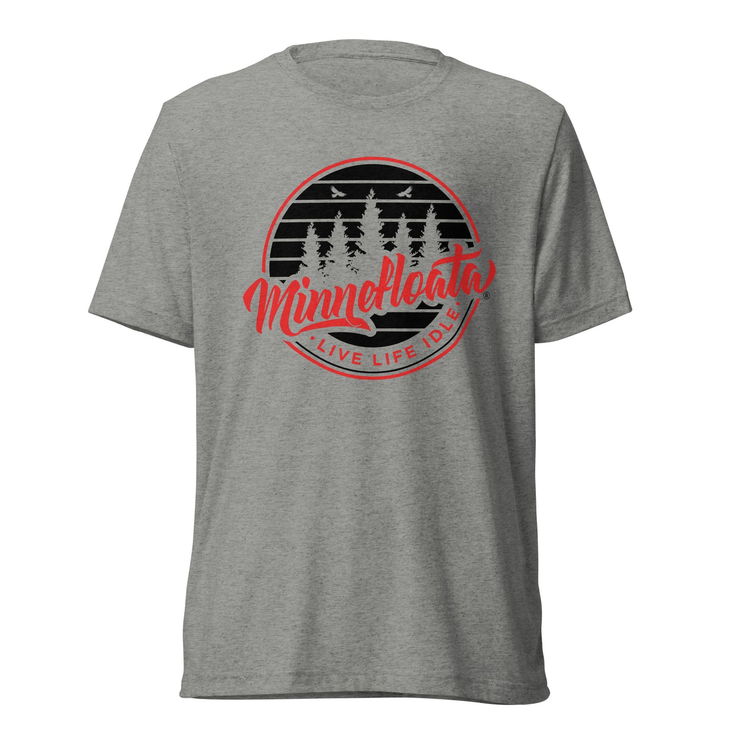 Minnefloata Short Sleeve Tri-Blend T-Shirt