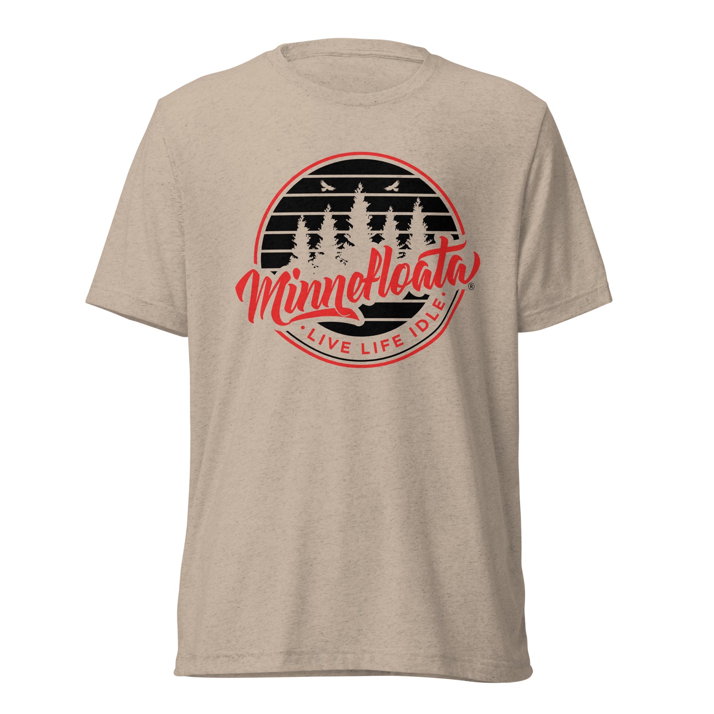 Minnefloata Short Sleeve Tri-Blend T-Shirt