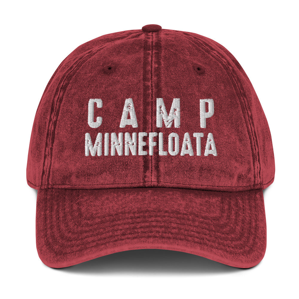 Vintage Camp Minnefloata Cotton Twill Hat