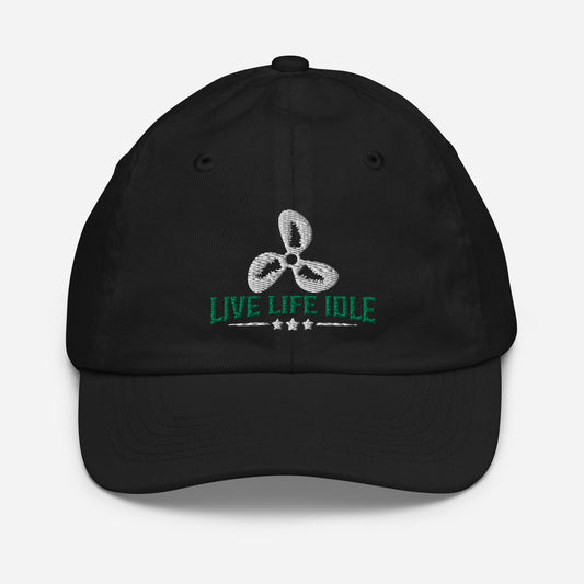 Live Life Idle Youth Baseball Hat