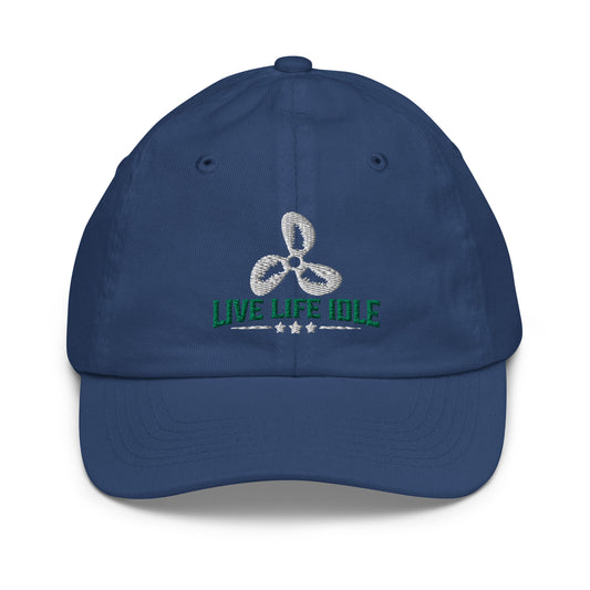 Live Life Idle Youth Baseball Hat